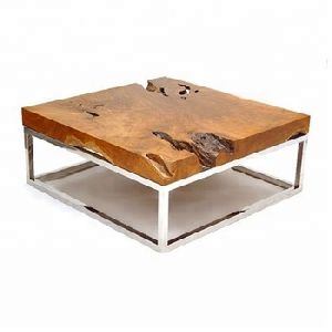 wood square Coffee Table