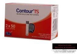 Bayer Contour TS Blood Glucose Test Strips