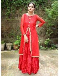 Red Bajirao Mastani Inspired Gown