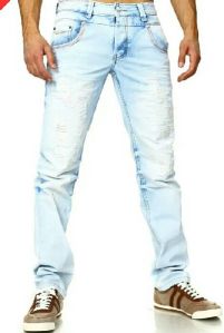 Mens Ripped Denim Jeans