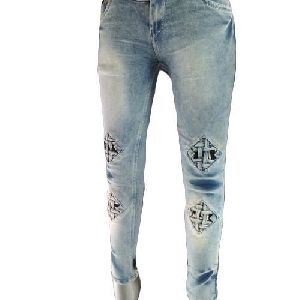 Ladies Ripped Comfort Fit Jeans