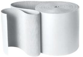 White Corrugated Paper Roll