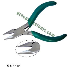 MINI CHAIN NOSE PLIERS STAINLESS STEEL