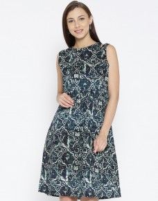 Printed Silk Dress