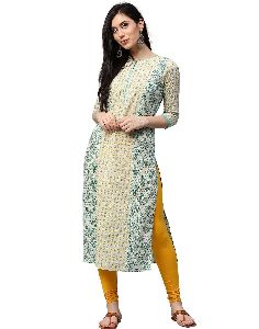 Straight Fit Cotton Kurta