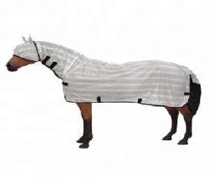 White Horse Fly Sheet with Neck Cover horse rug