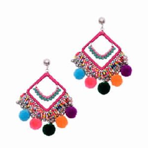 POMPOM EARRING