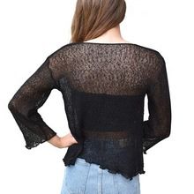 Women WEAVE KNIT SHRUG