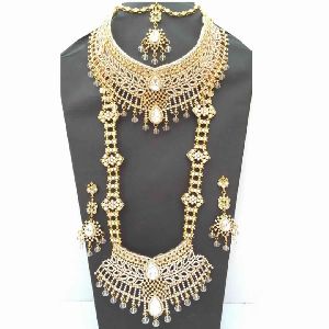 Bridal Ethnic Zircon Necklace Jewelry set