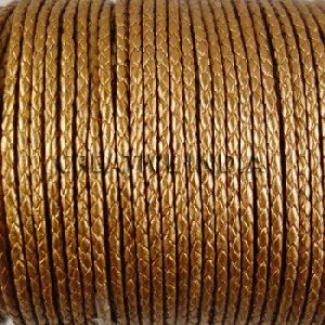 Braided Round Leather Cord
