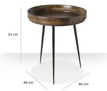 Wooden Hair Pin Leg Side Table