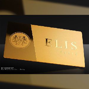 Gold Plated Metal Business Cards