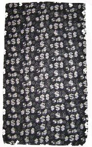 Printed Dollar Design Stole