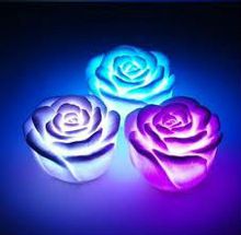 LED Rose Candle