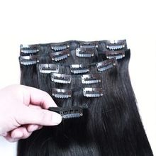 virgin human clip in hair