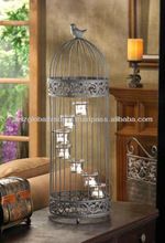 Stylish Bird Cage Tea Light Candle Holder