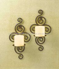 Wall Sconce Pillar Candle Holder