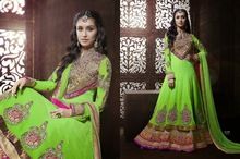 Green Long Anarkali Kammez