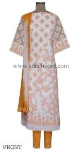 Lucknow Chikankari Unstitched Suit Piece