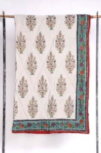 NISHAT HAND BLOCK PRINTED QUILT