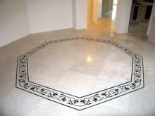 White Marble Stone Inlaid Flooring