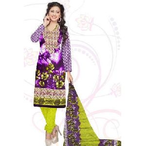 Ladies Multicolor Cotton Dress Material