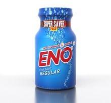 Eno Fruit Salt bottle and pouch for acidity