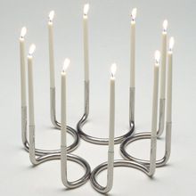 steel candle holder