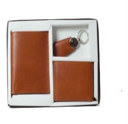 x706 Genuine leather gift set of three