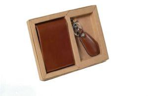 X707 Genuine leather gift set of two