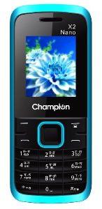 Champion X2 Nano Feature Phone - Cyan Color