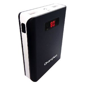 Champion Z-10 10400 mAh Digital Power Bank Black White