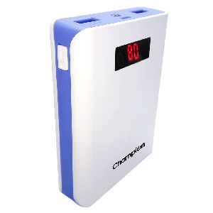 Champion Z-10 10400 mAh Digital Power Bank White Blue