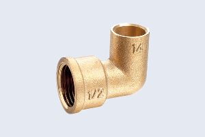 SOLDERING BRASS ELBOW FITTING