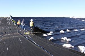 HDPE and LDPE Geomembrane Installation