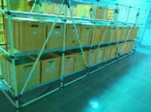 FIFO Storage Rack Trolley