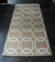 Hand Tufted wool silk carpet