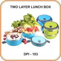 Elegant Two Layer Round Lunch Box