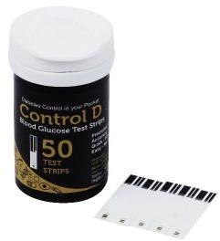 Control D 50 Glucometer Test Strips