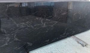 River Black Granite Slab