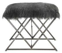 Uttermost Astairess Fur Small Bench