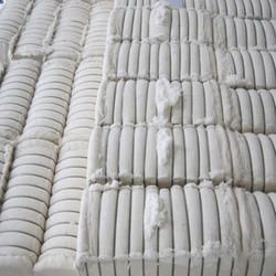 white cotton bales