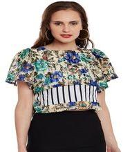 Summer Flower Embroidary Top for women