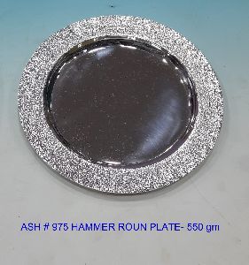 Silver Round Plate