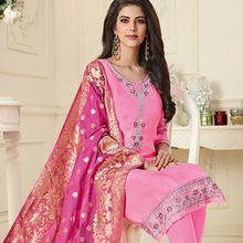 Salwar Kameez for Women with Banarasi Fabric