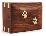 Wooden Dog Pet Cremation Urns