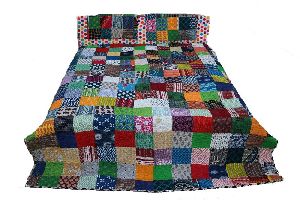 Indian Ethnic Printed Patchwork Quilt