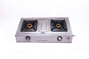 2 Burner Stainless Steel Cooktop