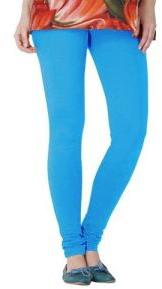 Sky Blue Cotton Leggings