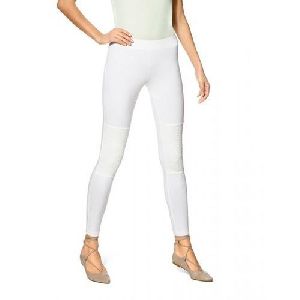 White Cotton Leggings